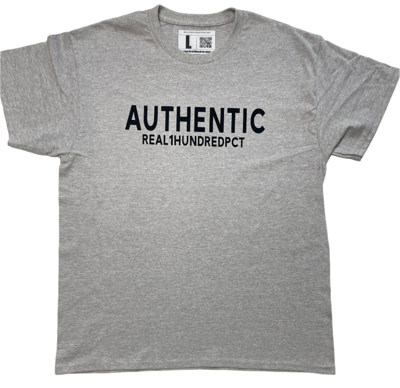 Authentic Real1HundredPct Gray